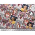 thumbnail image 3 of Soimoi Silk Fabric Paw,Hat & Animals Patchwork Print Fabric by The Yard 42 Inch Wide, 3 of 3