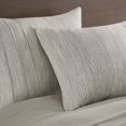 thumbnail image 3 of Beautyrest Maddox 3 Piece Striped Seersucker Oversized Comforter Set, 3 of 9