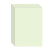 Graflsoa A4 70gsm Light Green Copy Paper - 100 Sheets for Crafting, Printing, and Advertising, 210x297mm
