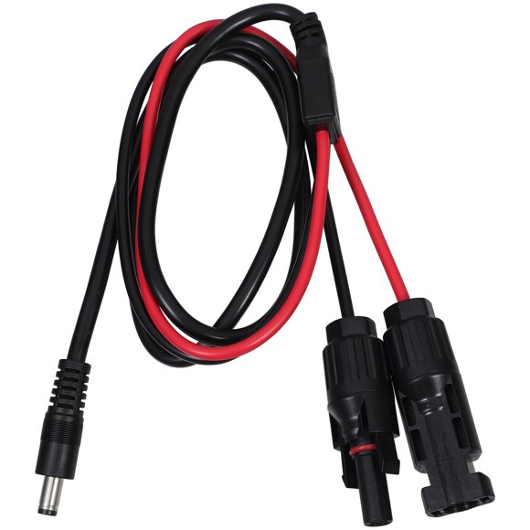 KAKOWELY Solar Panel Connector to DC 5.5MM Adapter Cable Charging Cable Solar Panel Wire for Automotive and Solar Panel Accessories,41.34X"X0.75"X0.75"