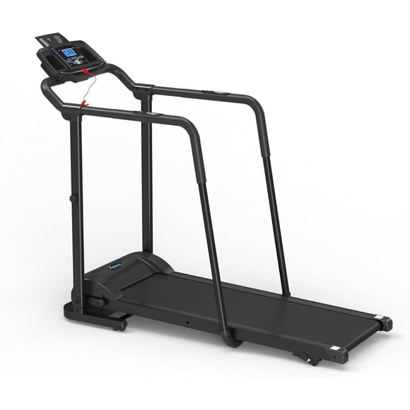Ksports Tapis Roulant de Réadaptation Avancé Moteur 2,25 Chevaux, Bluetooth Kinomap, Noir