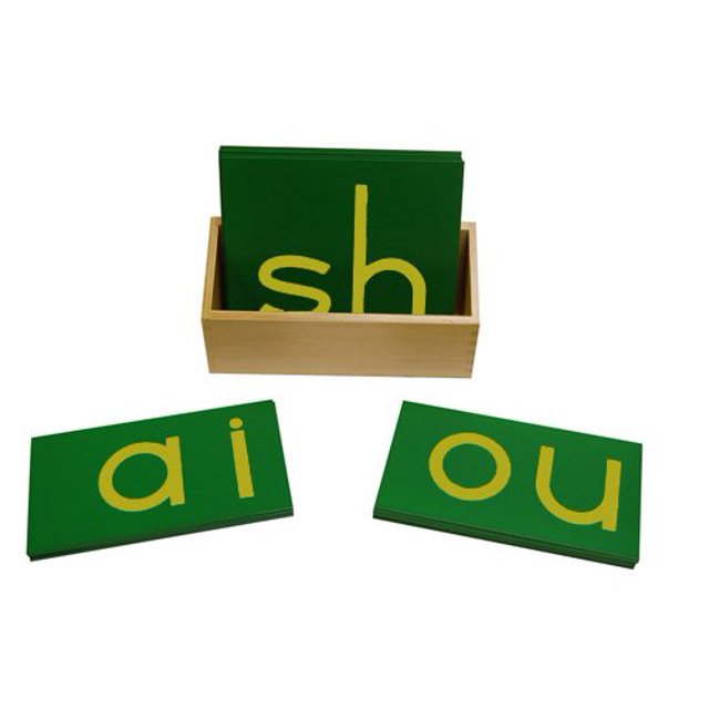 Kid Advance Lettres en Papier Double Montessori avec Boîte