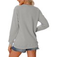 thumbnail image 4 of Chandail de Mode d'Hiver pour Femmes, Imprimé Festif de Noël, Haut à Col Rond, Chandails à Capuchon Mignons pour Femmes, Chandail à Capuchon pour Femmes, Chandails Confortables pour Femmes, Chandails à Capuchon Butter pour Femmes, Sweat pour Dames, Softball pour Filles, Échauffement, 4 of 5