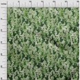 thumbnail image 3 of oneOone Velvet Green Fabric Abstract Face Sewing Craft Projects Fabric Prints By Yard 58 Inch Wide, 3 of 4