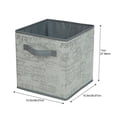 thumbnail image 3 of Mainstays Storage Cube Basket Box for Adult, Foldable, Main Materials Are Non Worn Fabric and Paper Card, Perfect for Nursery, Playroom Etc., 3 of 6