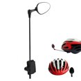 thumbnail image 1 of Fugacal Bike Safety Rearview,Durable ABS Helmet Rear View Mirror Safety Mountain Road Bike Adjustable Mirror With Clear View, Bicycle Mirror, 1 of 8