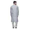 thumbnail image 3 of Atasi Ensemble Kurta-Pyjama Long en Coton pour Hommes, Kurta-Pyjama Décontracté de Designer, Vêtements, 3 of 5