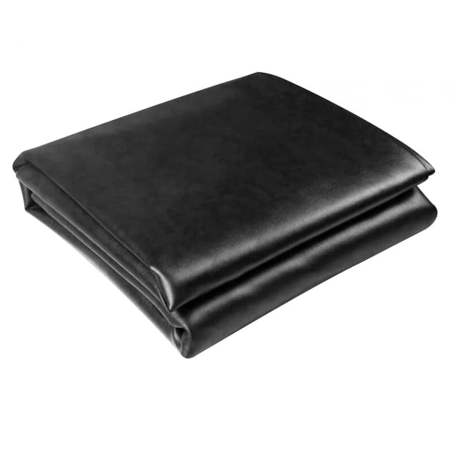 jinwen Billiard Pool Table Cover Latex Leather Dustproof Table Tennis Table Cover Black Black 7ft
