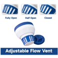 thumbnail image 3 of POINTERTECK Floating Pool Chlorine Dispenser Fits Up to 5 Pieces of 3-Inch Chlorine Tabs  Adjustable Flow Control for Small & Large Pools, 3 of 6