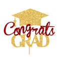 thumbnail image 1 of Graduation Cake Toppers Decorations For Party Desserts Baking Supplies Sweet Celebration Insert, 1 of 4