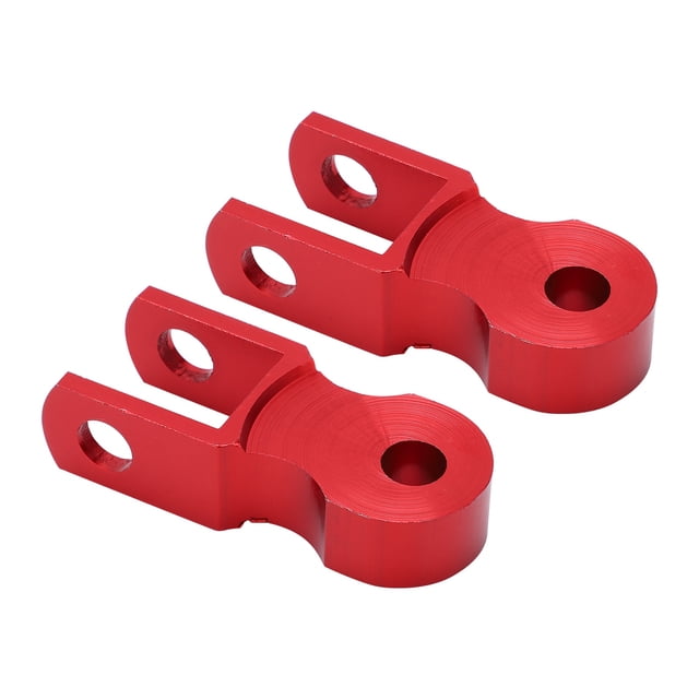 2pcs Riser de Hauteur Arrière en Alliage d'Aluminium Extension de Hauteur M10 Trou de Montage pour Moto