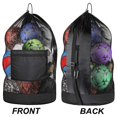 thumbnail image 1 of Dosaele Sports Ball Bag with Adjustable Shoulder Strap Large Capacity Basketball Volleyball Drawstring Storage Mesh Bag Sports Supplies, 1 of 9