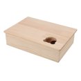 thumbnail image 2 of Hamster Hideout Hut, Corrosion Resistance Wear Resistance Hamster House Log Multifunction  For Pets Moving, 2 of 8