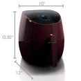 thumbnail image 4 of MegaChef MCAI307 3.5 quart Airfryer and Multi-Cooker, Burgundy - 7 Pre-Programmed Settings, 4 of 5