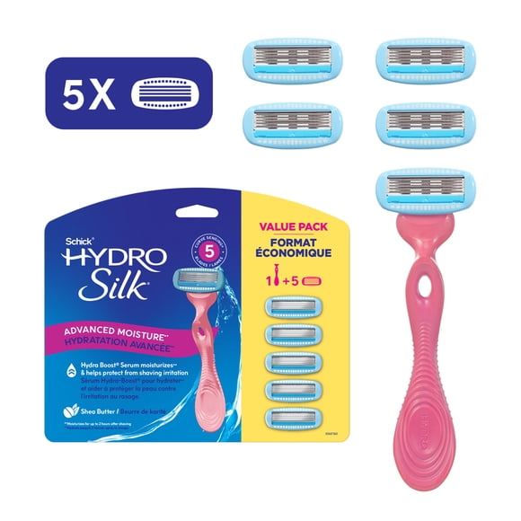 Schick Hydro Silk Women’s Razor System Value Pack