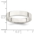 thumbnail image 3 of 925 Sterling Silver 4mm Flat Size 10 Band Ring, 3 of 3
