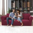 thumbnail image 2 of PiccoCasa Stretch Sofa Slipcover Washable Furniture Covers for Dogs Burgundy Large, 2 of 7