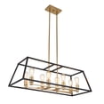 thumbnail image 1 of Artika Carter Long 8-Light Chandelier, 1 of 8