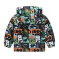 thumbnail image 3 of Toddler Boys Rain Jacket Toddler Kids Baby Boys Girls Fashion Cute Cartoon Dinosaur Rabbit Pattern Windproof Jacket Hooded Coat Toddler Jackets for Girls Toddler Girls Jacket, 3 of 9
