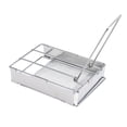 thumbnail image 1 of Eccomum Foldable 4-Slice Toaster Plate, Stainless Steel with Portable Design, 1 of 7