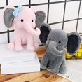 thumbnail image 4 of HILABEE 9.8 Inches Elephant Doll Stuffed Animal Toy Gift for Children's Birthdays, Grey, 4 of 9