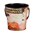 thumbnail image 3 of Halloween Candy Bucket,Halloween Pumpkin Bucket,1Pc Random Patterns Iron Halloween Candy Buckets Pumpkin Storage Pail Halloween Candy Sorting Iron Pail Children Carry Iron Mini Pail, 3 of 9