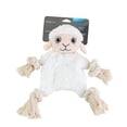 thumbnail image 3 of One Paw, Lamb Rope Dog Toy with Squeaker and Durable Stitching, 3 of 7