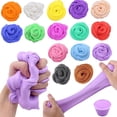 thumbnail image 2 of DIY Pure Colour Slime Scented Stress Relief Kit, Coloured Cotton Mud Clay Creative Sensory Decompression, Parent-Youth Interactive Craft Activity Gifts, 2 of 4