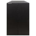 thumbnail image 3 of vidaXL Bin Store Outdoor Trash Can Storage Single Wheelie Bin Shed Poly Rattan, 3 of 6