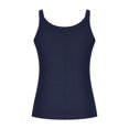 thumbnail image 5 of Yuyuzo Plus Size Tank Tops for Women Ribbed Knit Sleeveless Crop Tops Round Neck Slim Fitted Soft Base Layer Camis Tees, 5 of 5