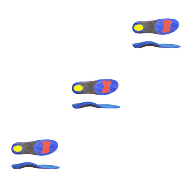 Wweixi Semelles Intérieures Répondre à la Douleur et l'Inconfort des Pieds Multifonctions Respirant Bleu S 3Set