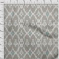 thumbnail image 3 of oneOone Silk Tabby Fabric Geometric Ikat Fabric Prints By Yard 42 Inch Wide, 3 of 4