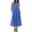 Bleu 2, variante sur Yubnlvae Bleu 1 Robe pour Femme en Coton et Lin avec Encolure Sans Manches et Couleur Unie., L
