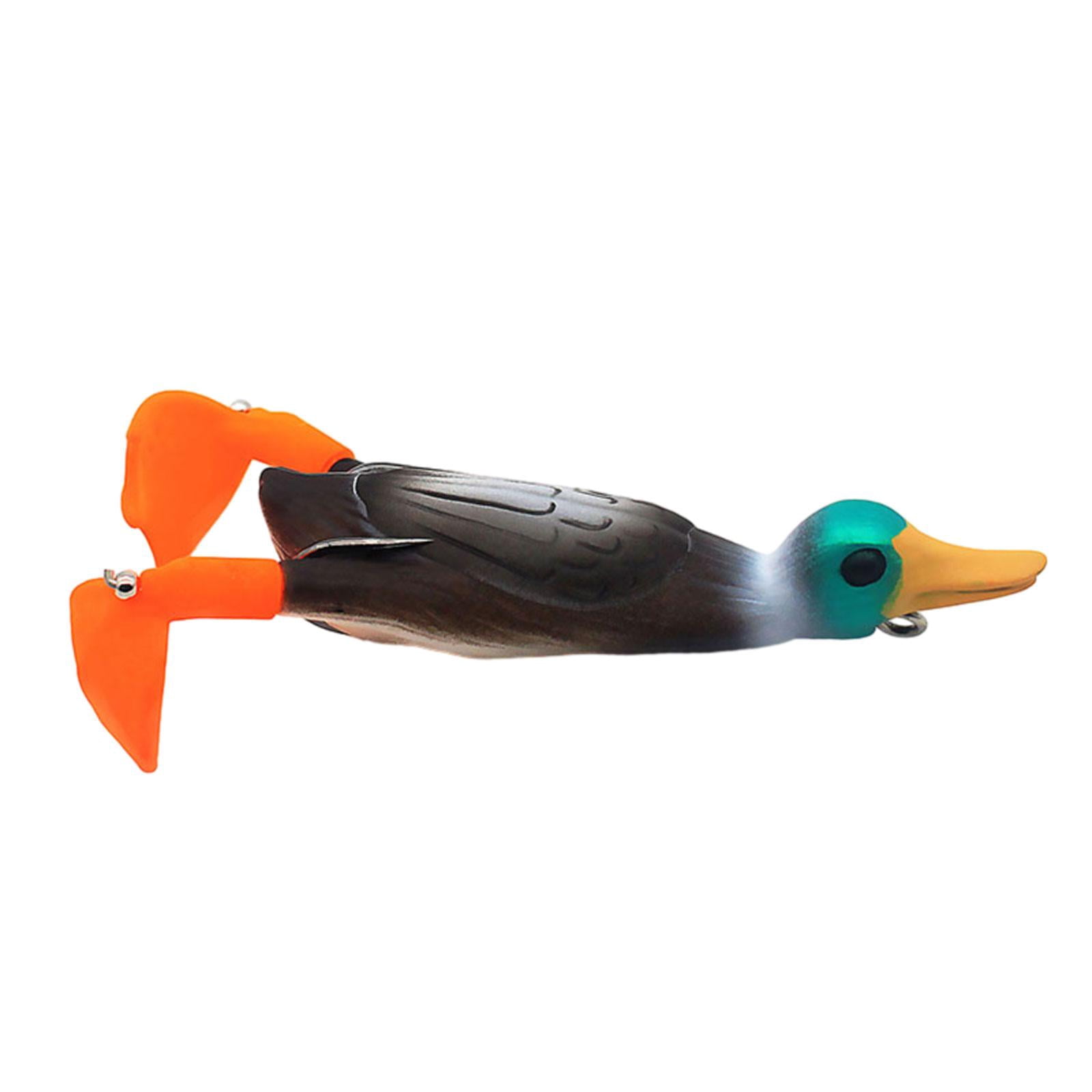 Almencla Leurre pour Canard 9,5 cm Leurres pour Truite Rouge Eau Douce Eau Salée Bleu