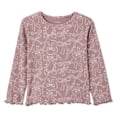 thumbnail image 1 of George Toddler Girls' Long-Sleeve Rib T-Shirt, 1 of 2