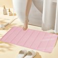 thumbnail image 2 of Iumwxz Bathroom Mat Carpet Bedroom Mat Non Slip Bathroom Foot Mat Bathroom Quilted Absorbent Floor Mat Easy To Wash and Dry 40x60cm Floor Mat Bathroom Rug Pink Polyester, 2 of 7