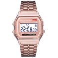thumbnail image 3 of LED Wrist Watch Steel Strap Digital Quartz Wrist Watch for Man Woman, 3 of 9