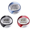 thumbnail image 2 of Temperature Display Digital Wall Electronic Clock LCD Moderne Calendar LED Bracket Watch Mute Of Home Office Decoration Black, 2 of 6