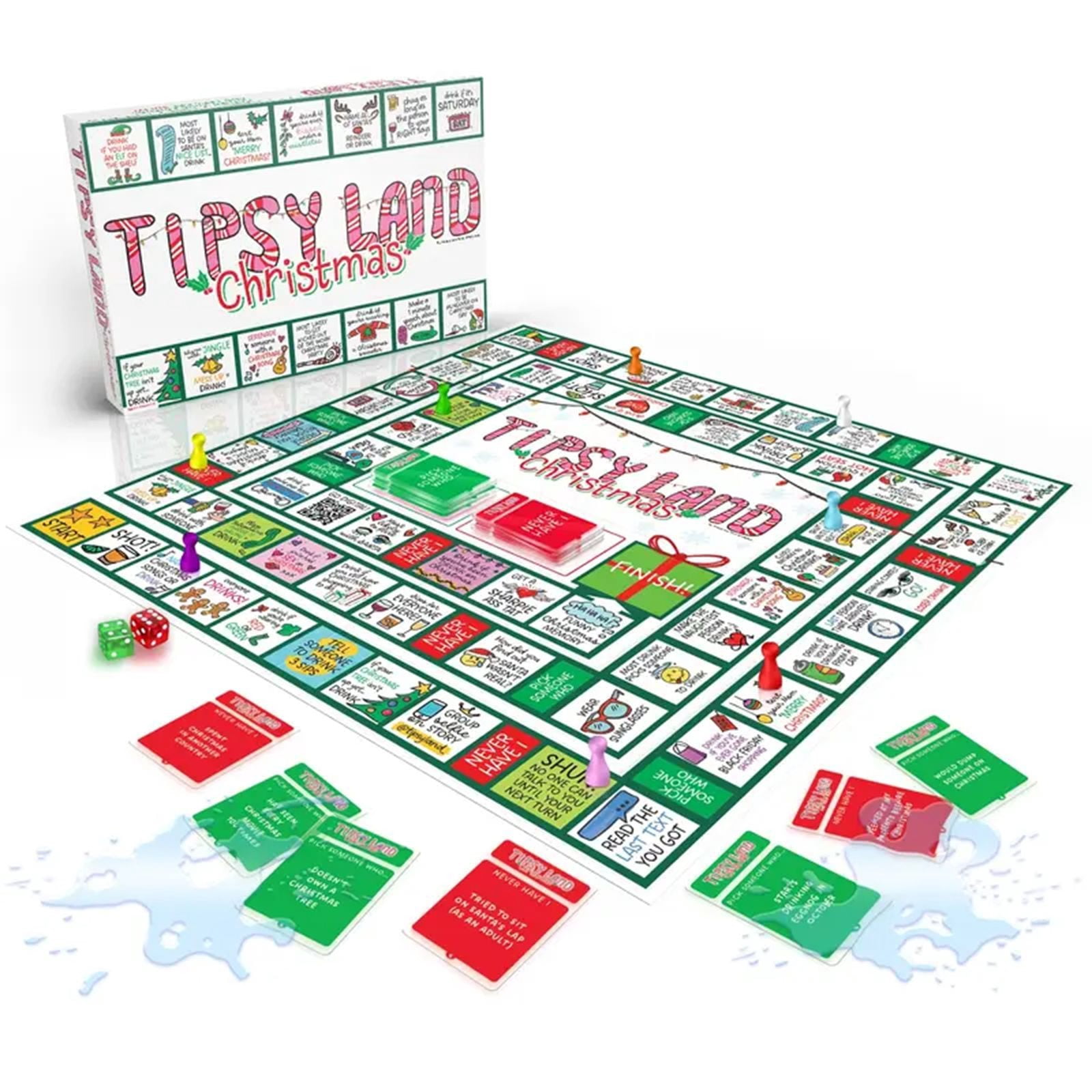 Land Christmas Board Game: The Ultimate Adult Holiday Drinking Game