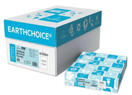 Domtar Papier Cartonné Format 8.5 X 11 Poids 67 Lb 1 Rame 250 Feuilles (Bleu)