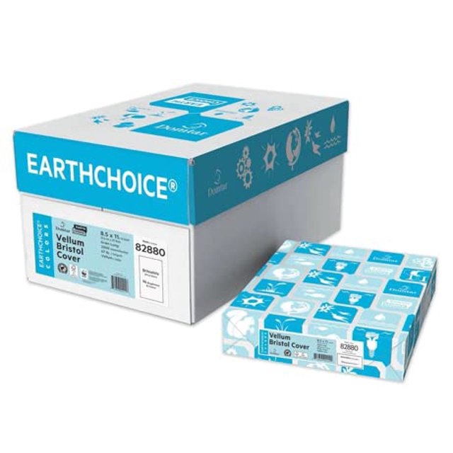Domtar Papier Cardstock Taille 8.5 X 11 Poids 67Lb 1 Rame 250 Feuilles (Bleu)