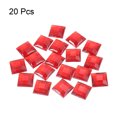 thumbnail image 3 of Unique Bargains Acrylic Flat Back Rhinestones Square Artificial Gemstone for Crafts Face Painting Jewelry Making Red, 3 of 5