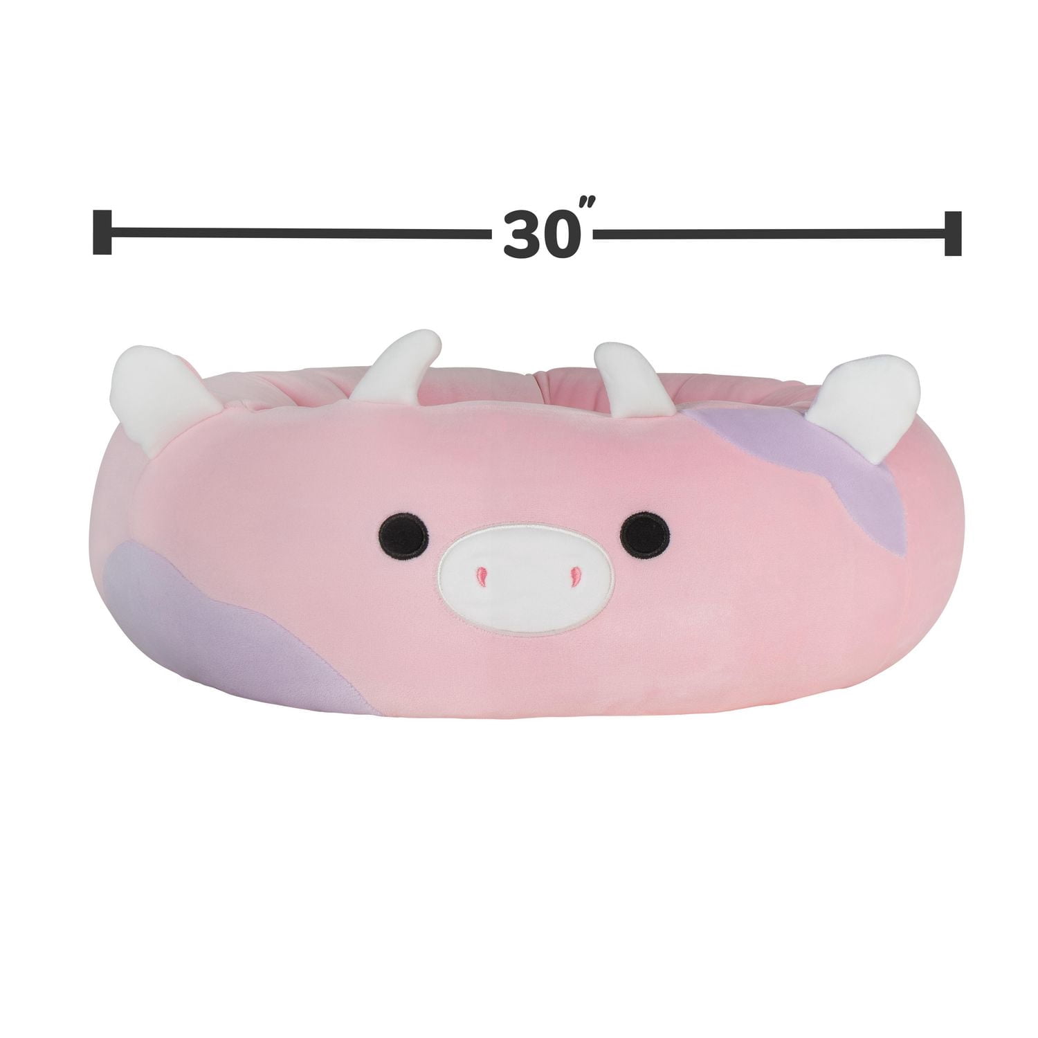 Squishmallows Lit pour chien - Lit pour chat - Patty le Vache (Plusieurs tailles)