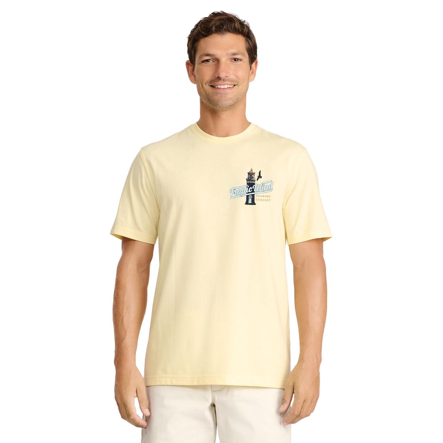 IZOD MENS SHORT SLEEVE GRAPHIC TEE