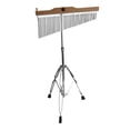 thumbnail image 1 of Yinanstore 36 Bar Chimes Musical Instrument Practice Performance with Mounting Stand Percussion Instrument for Gifts Friends New Year Argent White, 1 of 8
