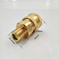 thumbnail image 3 of Pressure Washer Male Adapter Quick Nozzle to Lavor/For Parkside Hose Connect L8, 3 of 10
