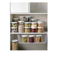thumbnail image 4 of GZJCKJY Airtight Food Storage Containers, BPA-Free Plastic Kitchen Canisters with Lids, Clear Pantry Organization Containers for Dry Goods, Snacks, Flour, 4 of 6