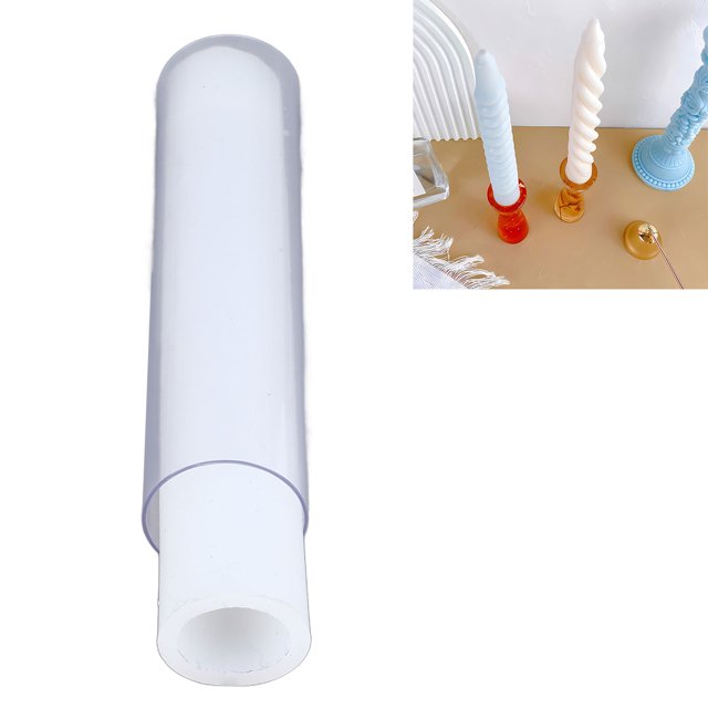 10.2 Inch Large Candle Making Supplies, 2 Pack Silicone Candle Molds, Classic Dinner Candle For Wedding