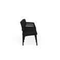 thumbnail image 4 of Lenox Steel Reception Waiting Room 4 Seats Chair / Black Steel / Black, 4 of 5