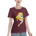thumbnail image 2 of T-Shirt Basique à Manches Courtes pour Femmes Sailor Moon Aino Minako, 2 of 6